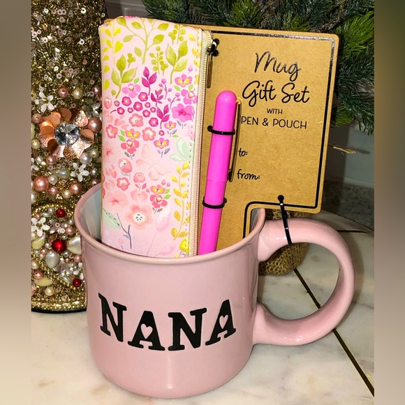 Eccolo Dining Nwt Nana Ceramic Mug Pen Pouch Gift Set Poshmark